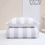 April At Home 60수 고밀도면 차렵이불 베개세트-퀸, 그레이