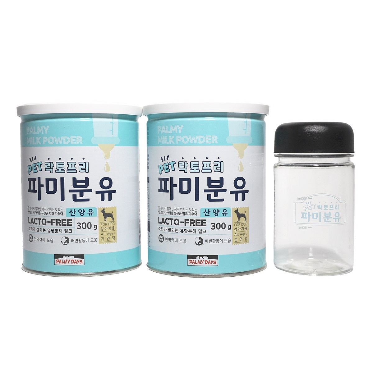 락토프리 파미분유 산양유 300g x 2 + 전용보틀