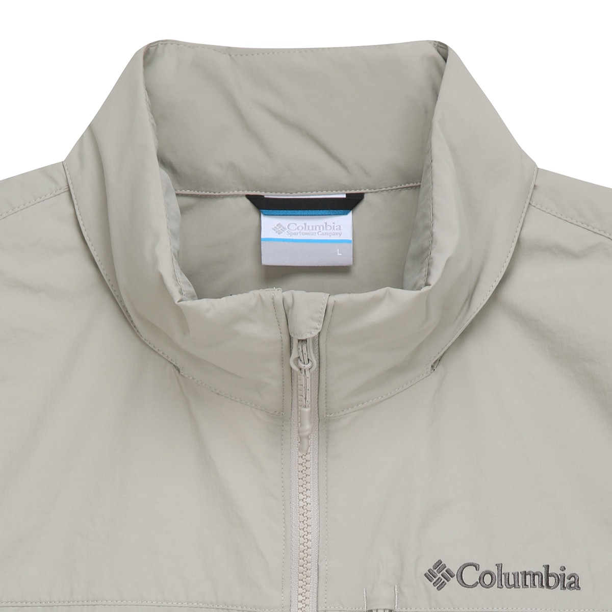 컬럼비아 남성 후드 베스트 - 베이지