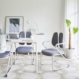 듀오백 팔걸이 학생 의자