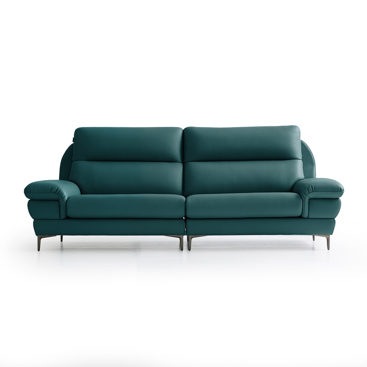 UND 에디션 NA4 천연 통가죽 소파 3.5인