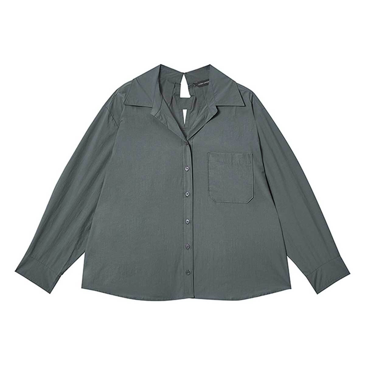 코데즈 컴바인 여성 루즈핏 셔츠 - 카키, S/M