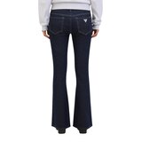 게스 여성 기모 슬림 부츠컷 청바지 - 블루 블랙, 67(27)