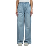 잭스 걸프렌드 여성 밴딩 데님 팬츠