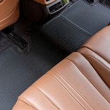 뉴베너 PVC 벌집 차량용 카매트 1+2열 - 블랙