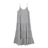 LAP 여성 레이온 선드레스 - 화이트