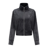 게스 여성 벨루어 코듀로이 집업