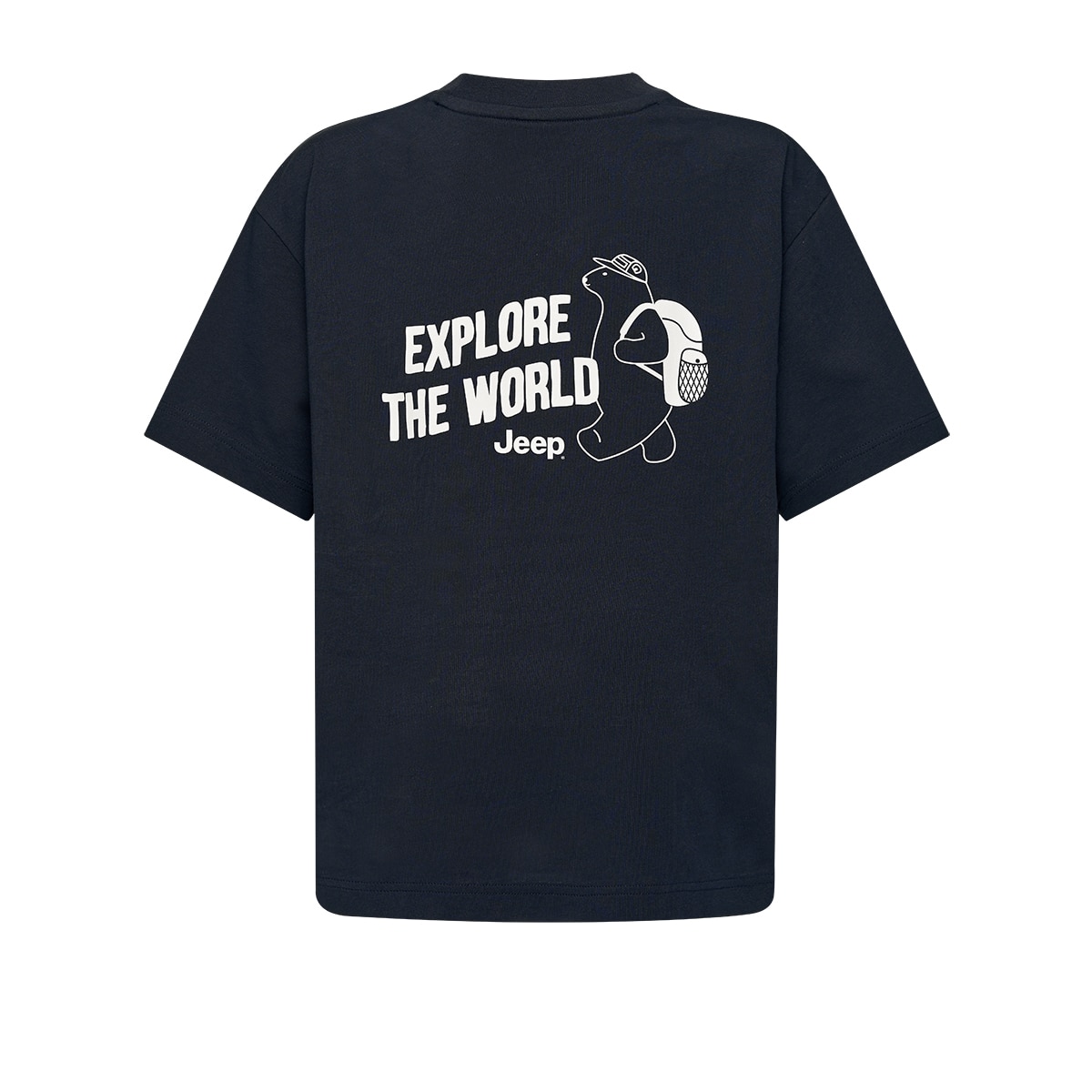 Jeep 키즈 반소매 로고 티셔츠 Jeep 키즈 반소매 로고 티셔츠