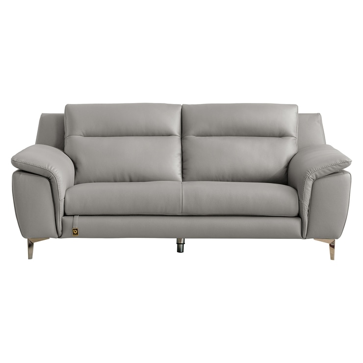 다우닝 몬트 전체 천연가죽 3인 소파