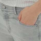 SOUP 여성 세미 와이드 청바지