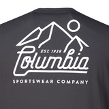 컬럼비아 남성 반소매 티셔츠 - 차콜