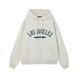 LAP 여성 기모 자수 후디 - 오트밀, S/M LAP 여성 기모 자수 후디 - 오트밀, S/M