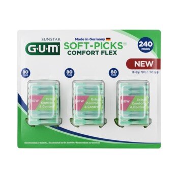 G.U.M 일회용 치간칫솔 컴포트 플렉스 80개 x 3팩 G.U.M 일회용 치간칫솔 컴포트 플렉스 80개 x 3팩