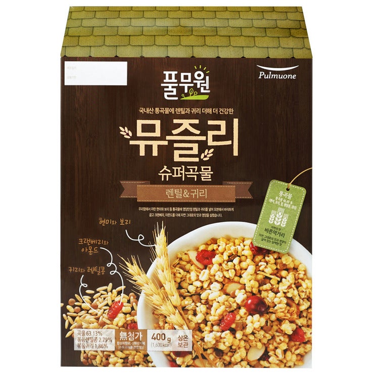 풀무원 뮤즐리 슈퍼곡물 400g x 3 | 코스트코 코리아