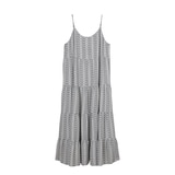 LAP 여성 레이온 선드레스 - 화이트