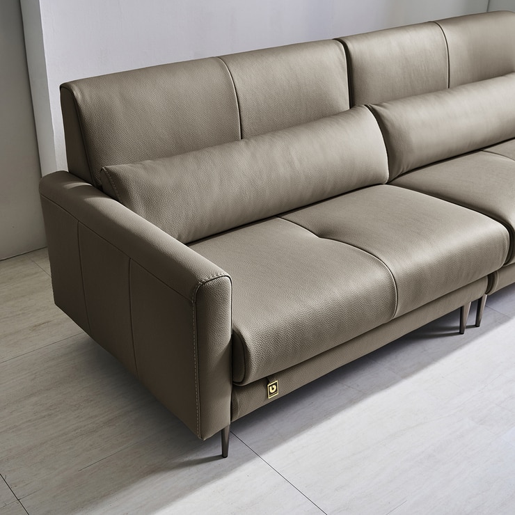 다우닝 가죽 소파 로이드 W2400