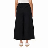 쥬시꾸뛰르 여성 와이드 밴딩 팬츠 - 블랙, L