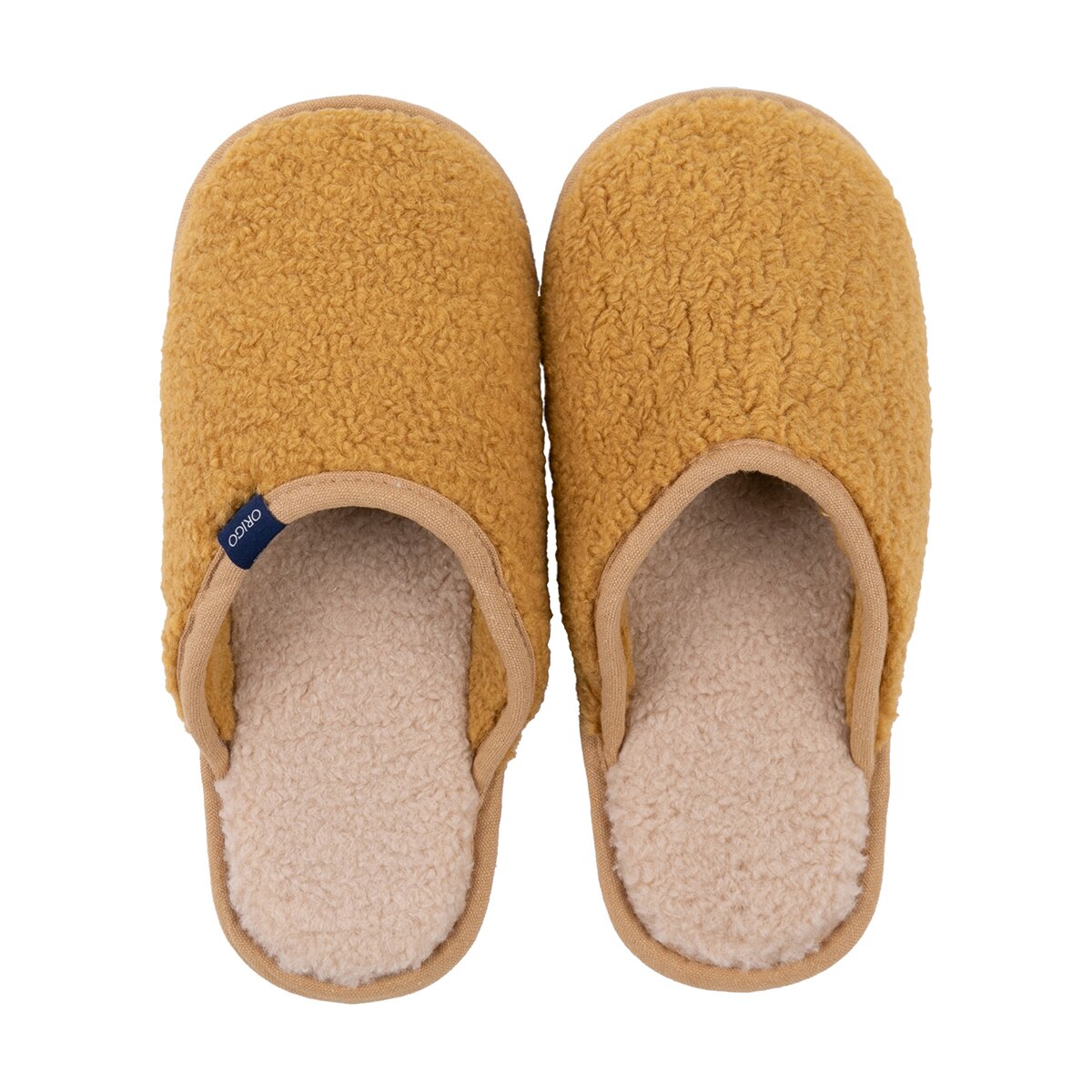 오리고 벨보아 실내화 세트 2P - 옵션3(브라운L+엘로우S)
