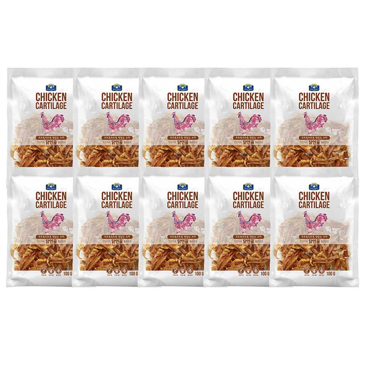 벨버드 애견용 닭연골 100g x 10