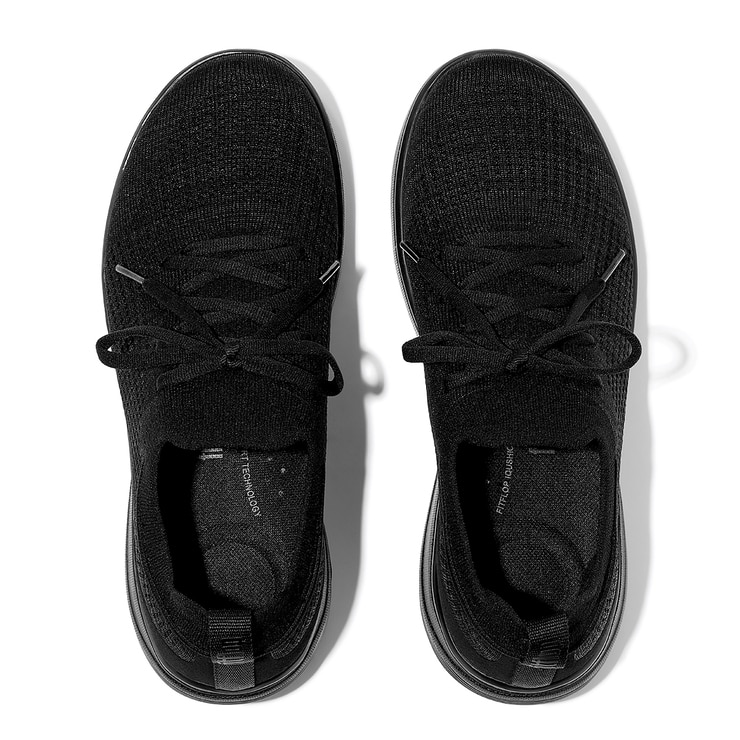 핏플랍 슈퍼큐 보우니트 발레 플랫 - 올블랙, UK6(250mm)