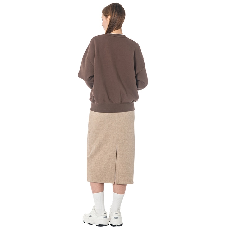 UCLA 여성 플리스 스웨트셔츠 - 브라운