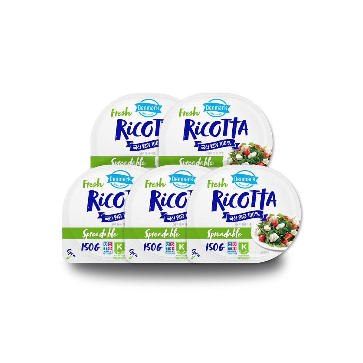 덴마크후레쉬리코타150g x 5