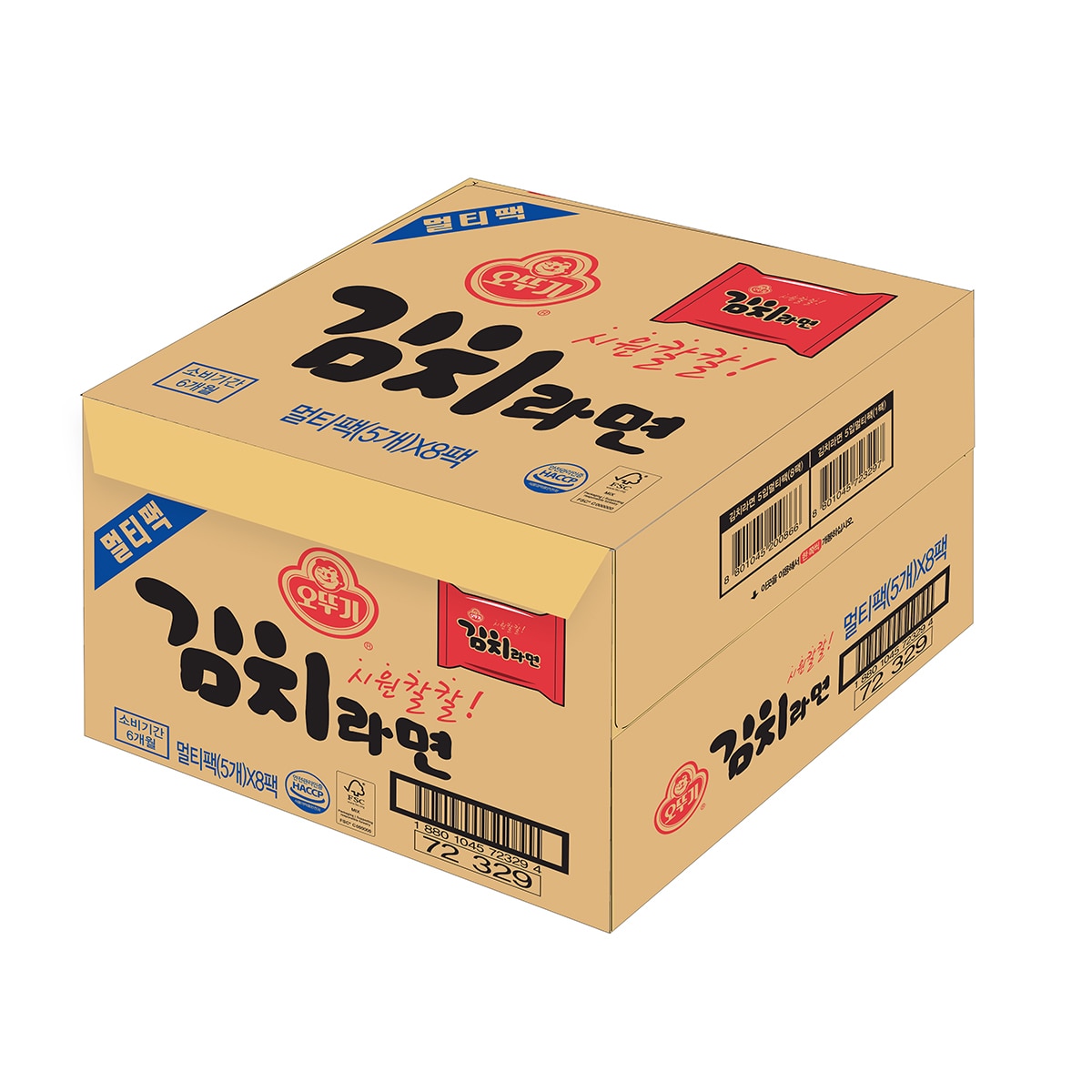오뚜기 김치라면 120g x 40
