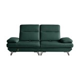 다우닝 모아나 스윙 전체 천연가죽 소파 3인 - 딥그린