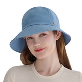 안드레아바나 여성 리본 버킷햇 - 블루