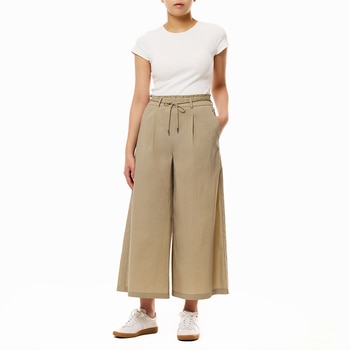 쥬시꾸뛰르 여성 와이드 밴딩 팬츠