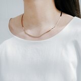 론드 카테나 14K 골드 목걸이 - 핑크골드