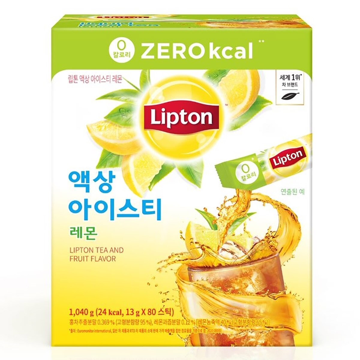립톤 아이스티 액상 13g x 80t - 레몬