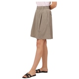 레니본 여성 플레어 반바지 - 라이트 그레이