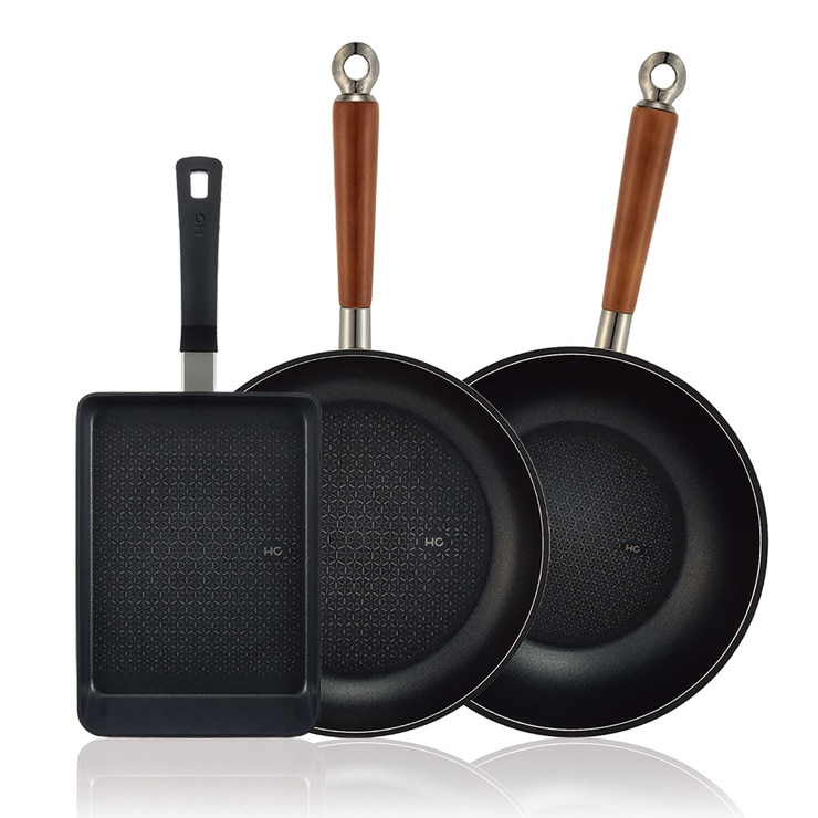 Happycall Graphene Hive IH Frypan Set 3P 667269