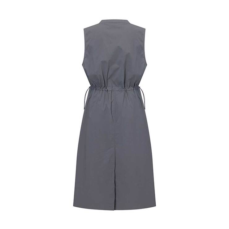 네파 여성 우븐 민소매 원피스 - 차콜 그레이, XL