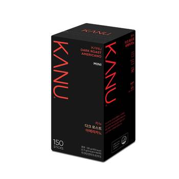 카누 미니 다크 로스트 커피 0.9g x 150스틱 카누 미니 다크 로스트 커피 0.9g x 150스틱