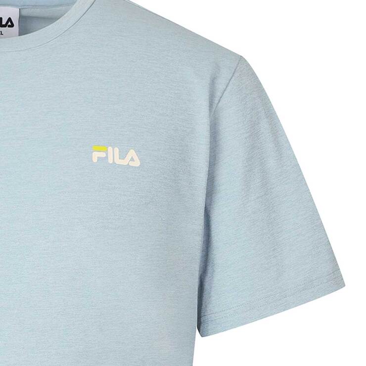 휠라 남성 기능성 반소매 티셔츠 - 블루, XL