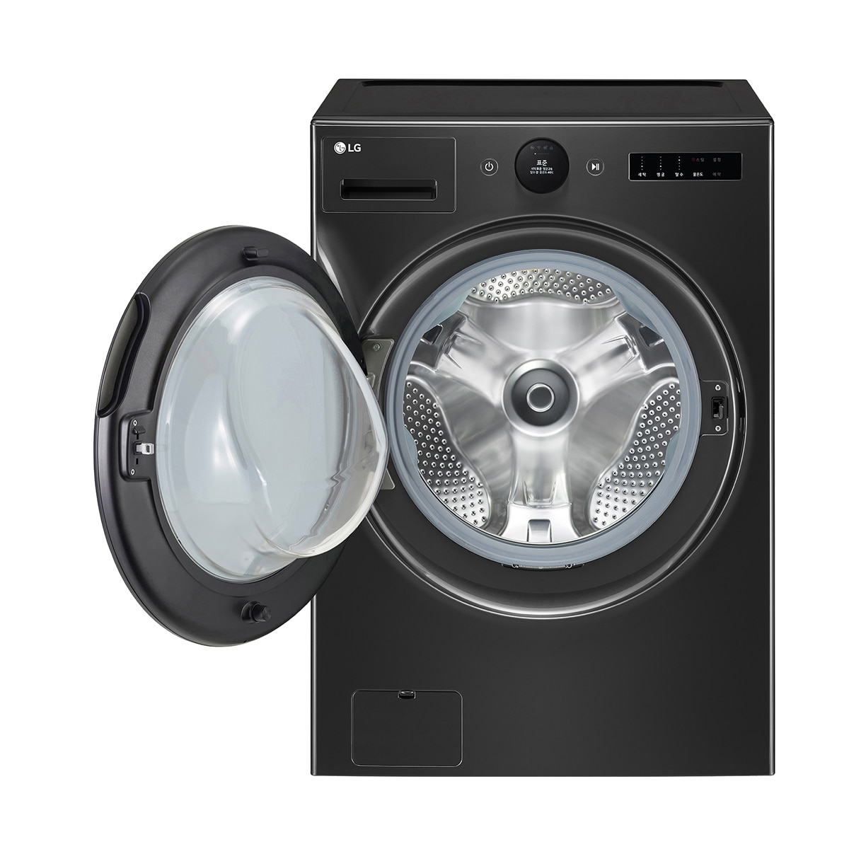 엘지 AI 오브제 세탁기 25kg- 블랙스테인리스