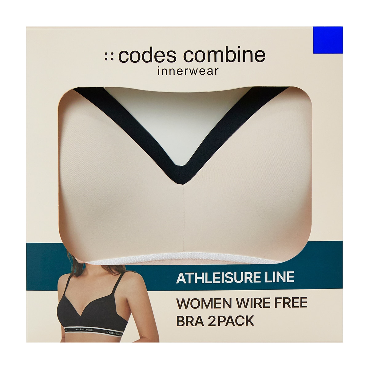 코데즈 컴바인 노와이어 브라 2매