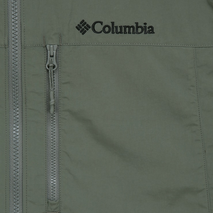 컬럼비아 남성 후드 베스트 - 카키, M