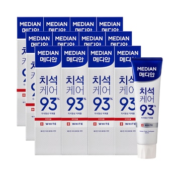 메디안 치석케어 화이트 치약 150g x 12개입