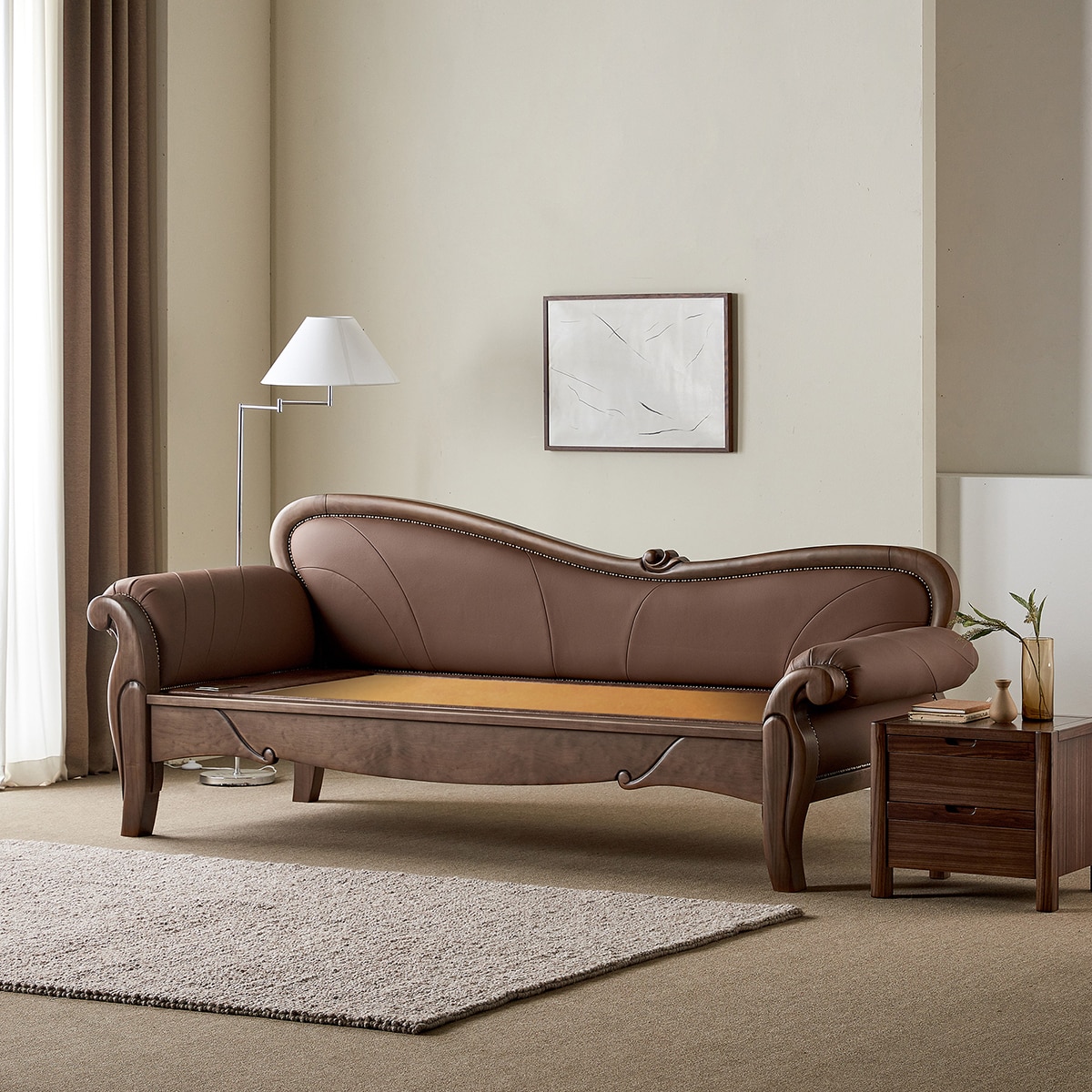 장수돌침대 다하스 흙소파 1344P