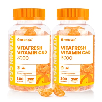 엔젯오리진 비타프레쉬 비타민 C&D 3000mg x 100구미x 2