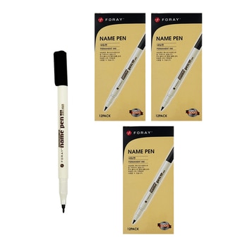 포레이 유성 네임펜 1.0mm 36개