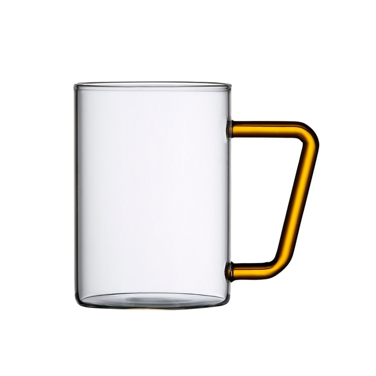 비전글라스 컬러 핸들 머그 500ml 4P