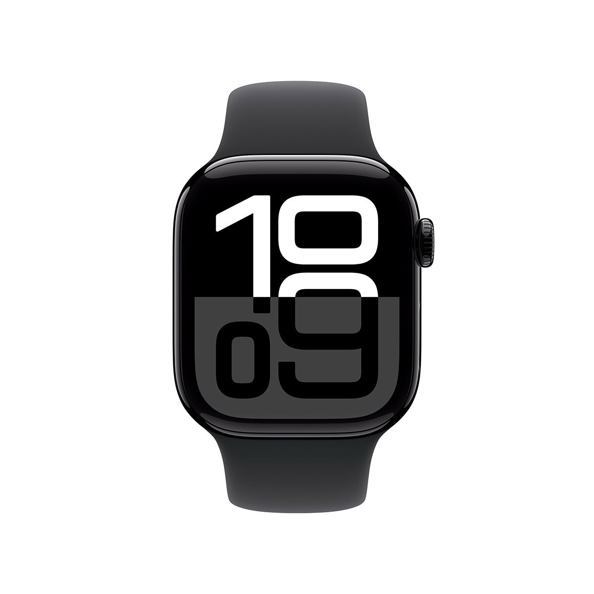 Apple 워치 10 42mm 제트블랙 블랙 스포츠 밴드 - S/M