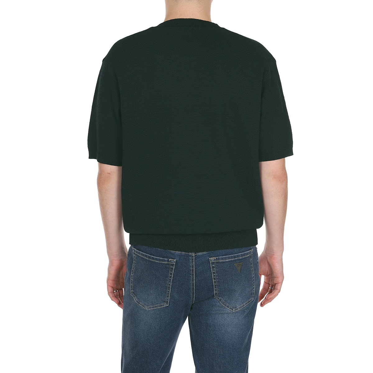 게스 남성 반소매 니트 크루넥 - 다크그린 게스 남성 반소매 니트 크루넥 - 다크그린