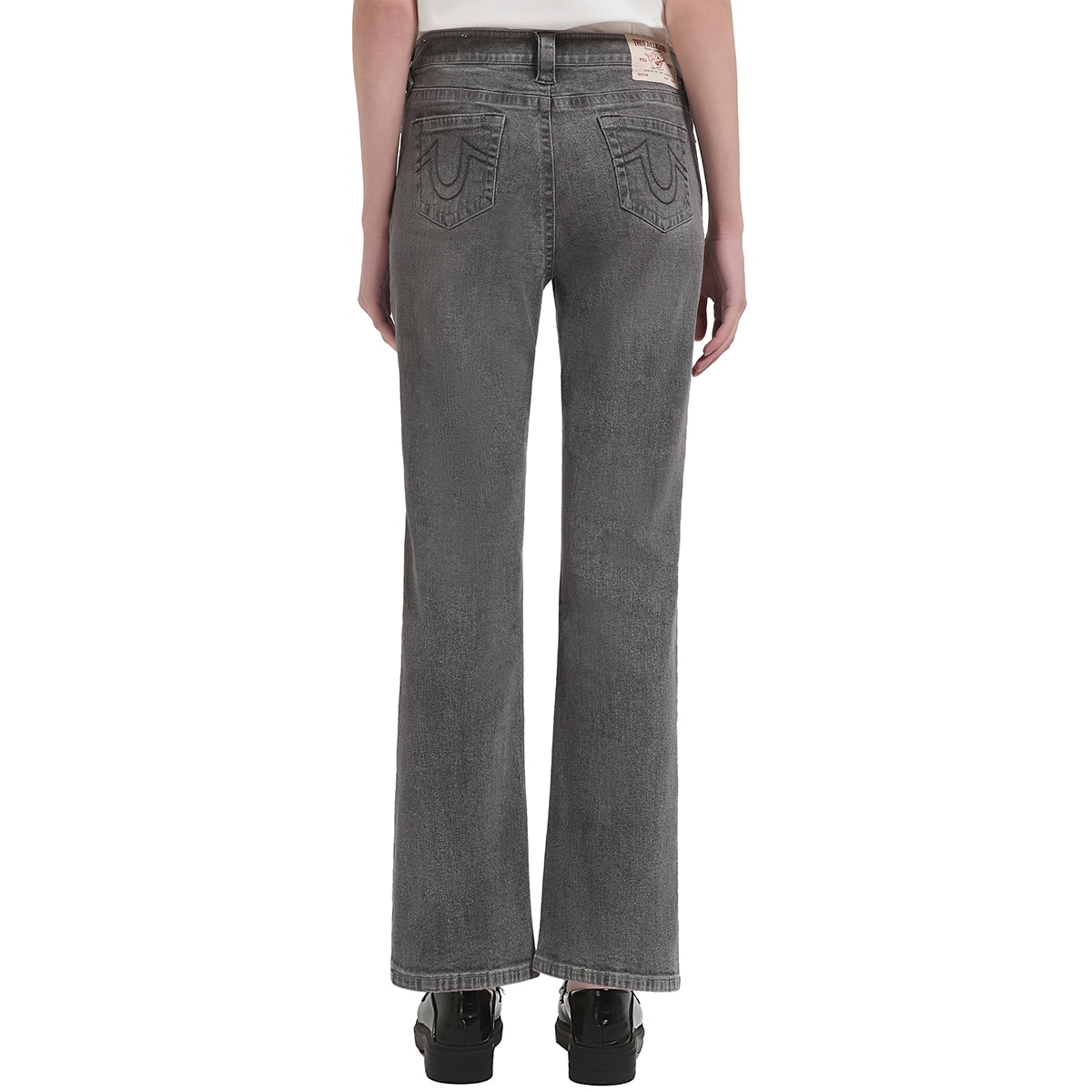 트루릴리젼 여성 세미플레어 청바지 - 그레이, 28