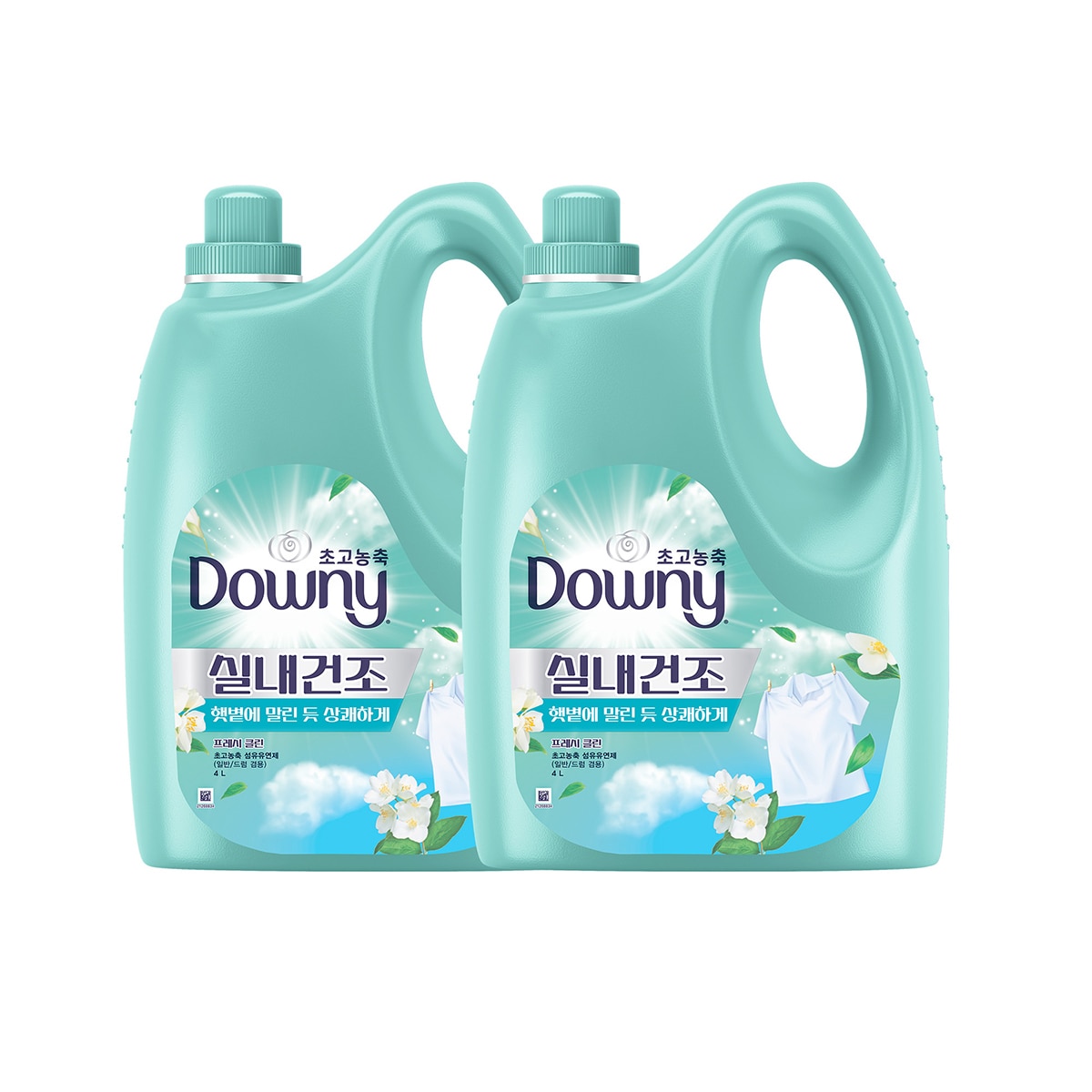 다우니 섬유유연제 실내건조 4L x 2