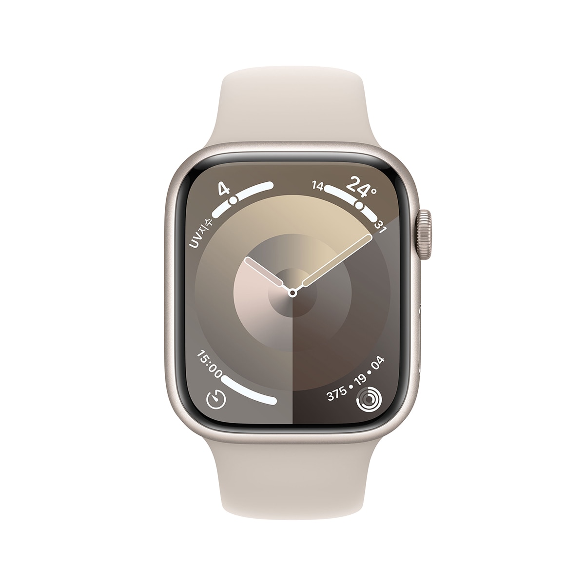 Apple Watch S9 45mm GPS STL/STL 스포츠 밴드 - S/M